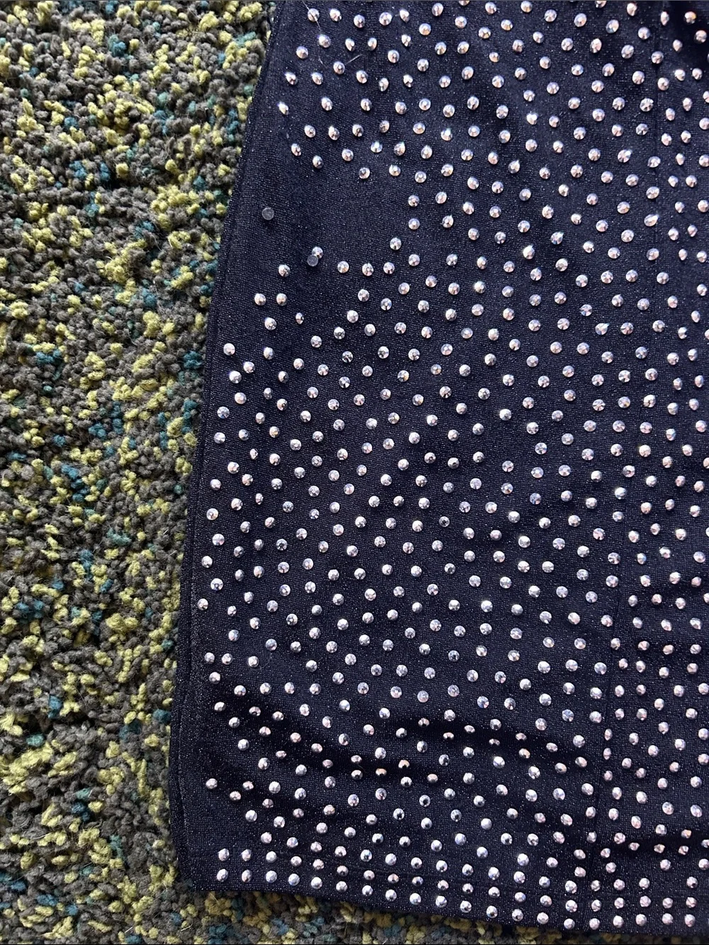 Vintage Symphony Rhinestoned Backless Minidress - Picture 6 of 7